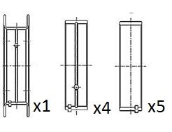 Cuzineti arbore cotit FAI AutoParts BM1009-STD