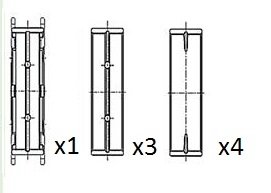 Cuzineti arbore cotit FAI AutoParts BM1012-STD