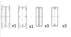 Cuzineti arbore cotit FAI AutoParts BM1013-STD