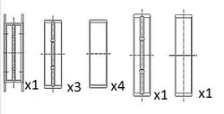 Cuzineti arbore cotit FAI AutoParts BM1020-STD