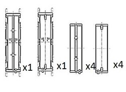 Cuzineti arbore cotit FAI AutoParts BM1033-STD