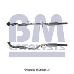 RACORD EVACUARE BM CATALYSTS BM50199 - Compatibil cu SEAT, SKODA, VW