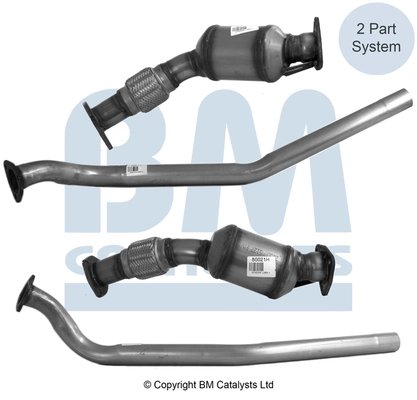 CATALIZATOR BM CATALYSTS BM80116H - Compatibil cu AUDI, SKODA, VW