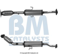 CATALIZATOR BM CATALYSTS BM91563H - Compatibil cu TOYOTA