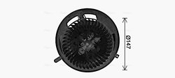 Ventilator habitaclu Ava Quality Cooling BW8454