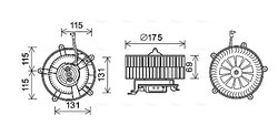 Ventilator habitaclu Ava Quality Cooling BW8478