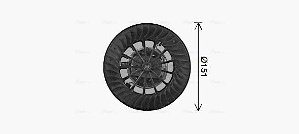 VENTILATOR HABITACLU AVA QUALITY COOLING BW8613 - Compatibil cu BMW