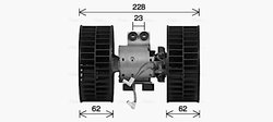 VENTILATOR HABITACLU AVA QUALITY COOLING BW8613 - Compatibil cu BMW