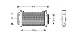 Intercooler Ava Quality Cooling BWA4262