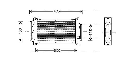INTERCOOLER AVA QUALITY COOLING BWA4262 - Compatibil cu MINI