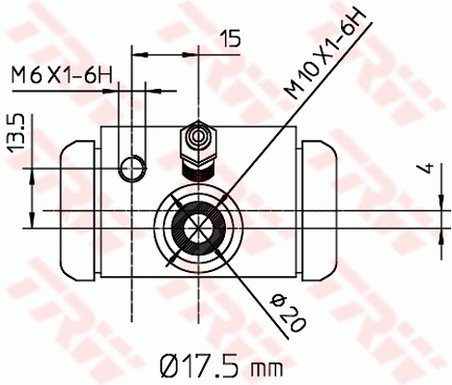 Cilindru receptor frana TRW BWC243