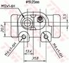 Cilindru receptor frana TRW BWD307T