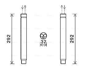 USCATOR AER CONDITIONAT AVA QUALITY COOLING BWD445 - Compatibil cu BMW
