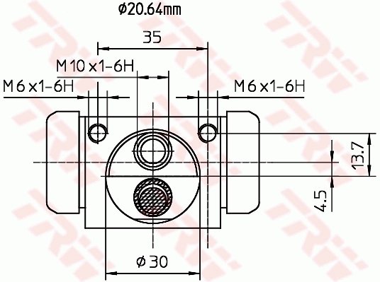CILINDRU RECEPTOR FRANA TRW BWF318 - Compatibil cu FORD