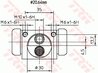 CILINDRU RECEPTOR FRANA TRW BWF318 - Compatibil cu FORD