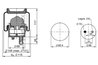 BURDUF SUSPENSIE PNEUMATICA PHOENIX C 075 185 - Piesa auto compatibila cu mai multe marci
