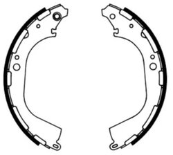 Set saboti frana ABE C01045ABE
