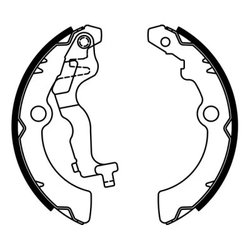 SET SABOTI FRANA ABE C01061ABE - Compatibil cu NISSAN, SUZUKI