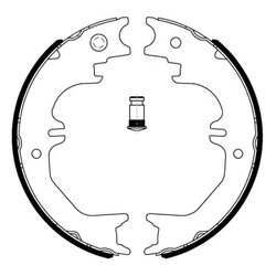 SET SABOTI FRANA ABE C02082ABE - Compatibil cu LEXUS, TOYOTA, TOYOTA (FAW)