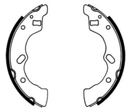 SET SABOTI FRANA ABE C03017ABE - Compatibil cu MAZDA