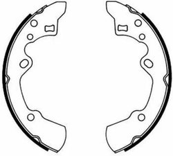 SET SABOTI FRANA ABE C03029ABE - Compatibil cu FORD, FORD USA, MAZDA