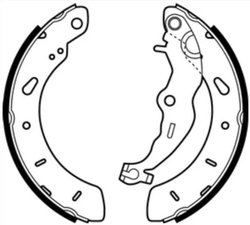 SET SABOTI FRANA ABE C0G057ABE - Compatibil cu FORD