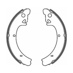 SET SABOTI FRANA ABE C0L002ABE - Compatibil cu LADA, MOSKVICH, ZAZ