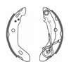 SET SABOTI FRANA ABE C0M007ABE - Compatibil cu MERCEDES-BENZ