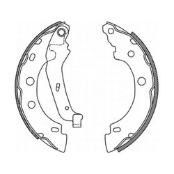Set saboti frana ABE C0R013ABE