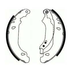 SET SABOTI FRANA ABE C0R016ABE - Compatibil cu DACIA, RENAULT