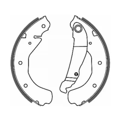 SET SABOTI FRANA ABE C0X003ABE - Compatibil cu OPEL, VAUXHALL