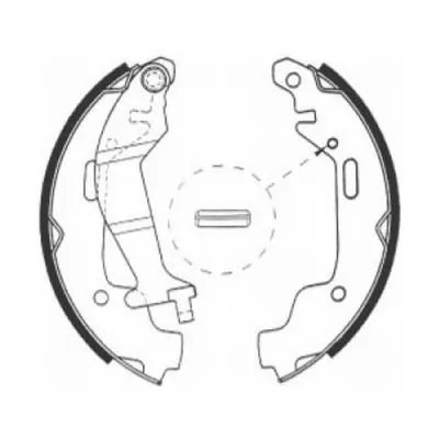 Set saboti frana ABE C0X014ABE