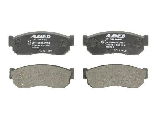 SET PLACUTE FRANA ABE C11001ABE - Compatibil cu NISSAN, SUBARU