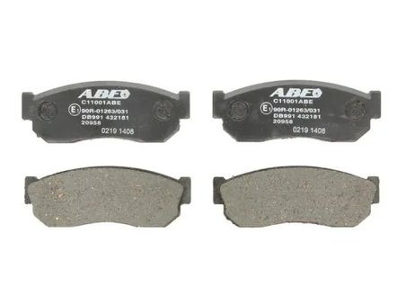 SET PLACUTE FRANA ABE C11001ABE - Compatibil cu NISSAN, SUBARU