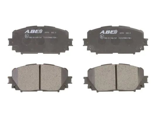 SET PLACUTE FRANA ABE C12127ABE - Compatibil cu TOYOTA