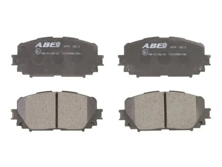 SET PLACUTE FRANA ABE C12127ABE - Compatibil cu TOYOTA