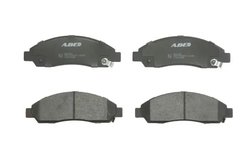 SET PLACUTE FRANA ABE C19013ABE - Compatibil cu CHEVROLET, ISUZU, MITSUBISHI