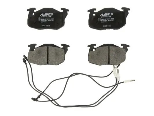 SET PLACUTE FRANA ABE C1P006ABE - Compatibil cu CITROEN, MEGA, PEUGEOT, RENAULT