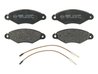 SET PLACUTE FRANA ABE C1R028ABE - Compatibil cu NISSAN, RENAULT