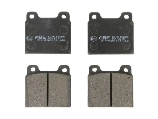 SET PLACUTE FRANA ABE C1W015ABE - Compatibil cu ALFA ROMEO, MERCEDES-BENZ, OPEL, PORSCHE, VW