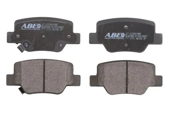 SET PLACUTE FRANA ABE C22041ABE - Compatibil cu TOYOTA