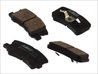 SET PLACUTE FRANA ABE C25010ABE - Compatibil cu CHRYSLER, CITROEN, DODGE, JEEP, LANCIA, MITSUBISHI, MITSUBISHI (BJC), PEUGEOT
