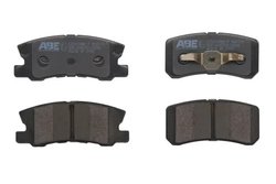 SET PLACUTE FRANA ABE C25010ABE-P - Compatibil cu CHRYSLER, CITROEN, DODGE, JEEP, LANCIA, MITSUBISHI, MITSUBISHI (BJC), PEUGEOT