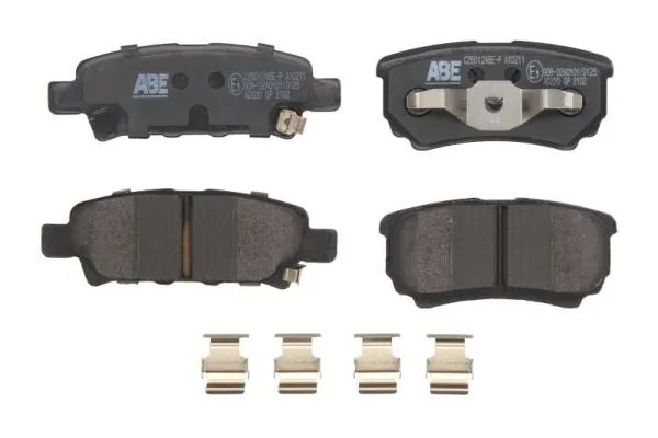 SET PLACUTE FRANA ABE C25012ABE-P - Compatibil cu CHRYSLER, CITROEN, DODGE, JEEP, MITSUBISHI, PEUGEOT