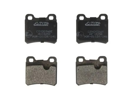 SET PLACUTE FRANA ABE C2X003ABE - Compatibil cu OPEL, SAAB, VAUXHALL