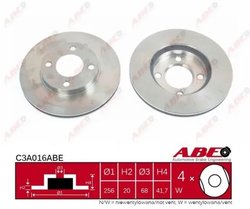 DISC FRANA ABE C3A016ABE - Compatibil cu AUDI