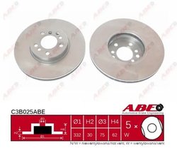 Disc frana ABE C3B025ABE