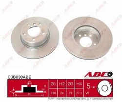 DISC FRANA ABE C3B030ABE - Compatibil cu BMW