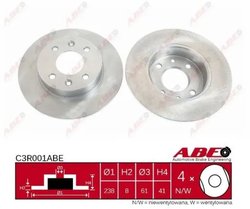 DISC FRANA ABE C3R001ABE - Compatibil cu RENAULT