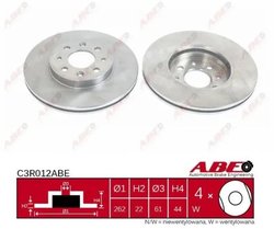 DISC FRANA ABE C3R012ABE - Compatibil cu RENAULT